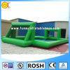 Green PVC Inflatable Sports Games Soap Football Field / Pitch Students