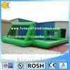 Green PVC Inflatable Sports Games Soap Football Field / Pitch Students