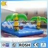 Blue Exciting Huge Inflatable Pool With Surfboard Rodeo Surfing Machine