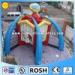 Blue Inflatable Equipment Shooting Ball Games For Commercial Party