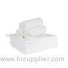 OEM White Rectangle Disposable Bath Towels 100 Cotton 145gsm