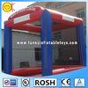 Blue Commercial Inflatable Sports Games Football Speed Shot Game Weather Resistant