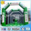 Green Adult Inflatable Playground InflatableStructure Hand - Painting