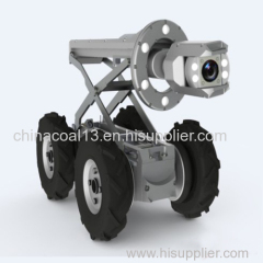 Wheel camera type underwater pipe detector