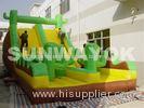 OEM Green Antelope Plato TM Inflatable Obstacle Course With bounce slides rentals