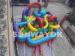 OEM colourful Kids bouncy obstacle course With inflatable Arch rental with CE
