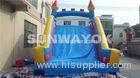 High Temperature resistance blow up obstacle course With Jumping Castle Slide