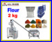 VFFS 2 kg flour large volume back sealing/Pillow bag packing machine