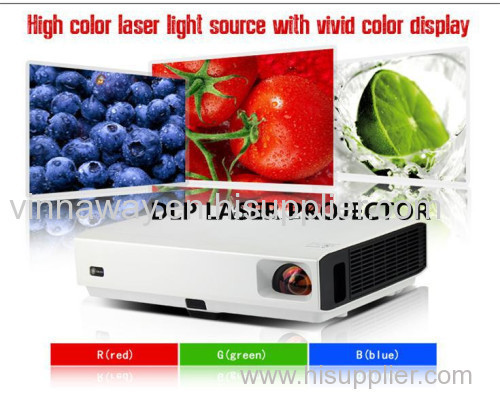 2016 DLP laser projector for promotion!factory direct sale big stock for HD native 1080p HDMI projector