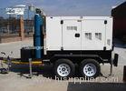 Low Noise Trailer Mounted Generator Mobile Six Cylinder 30kVA 27kVA