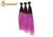 Colorful Ombre Straight Virgin Peruvian Human Hair 28 Inches Hair Extensions