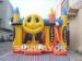 Cartoon Commercial Park Inflatable Combos Boncers With Slide For Rental