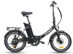 Electric bike folding rear motor