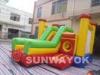 Outdoor Inflatable Combo Bouncers With Funny Climbing / Jumping Slide