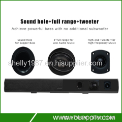 2015 New Arrival Multimedia theatre Soundbar with bluetooth and LED screen for phone/TV