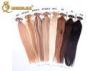 Colored Straight Pro Bonded U Tip Hair Extensions Peruvian Human Hair Weave