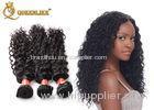 Professional Deep Wave Peruvian Human Hair Weave 28 Inch Hair Extensions