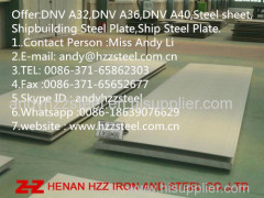 DNV A36 Shipbuilding Steel Plate Ship Steel Plate