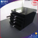 New arrival 2016 cheap clear cube acrylic makeup storage acrylic makeup organizer drawers