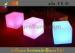 Lighting ottoman cube with 16 colors Glowing Furniture / LED ottoman chair