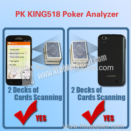 Metal And Plastic Poker Analyzer WITH One Or Two Decks For World Poker Tour