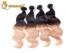 100% Remy / Virgin Peruvian Body Wave Hair Bundles Black To Blonde Ombre Hair Extensions