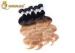 Full Head Two Tone Ombre Pure Peruvian Human Hair Extensions Body Wave