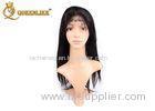 Peruvian Natural Full Head Virgin Lace Front Human Hair Wigs Straight