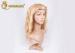 Transparent / Blonde Human Hair Lace Front Wigs Indian Hair Wigs