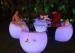 Environmentally Friendly Bar Chairs with 16 colors LED Lighting Furniture