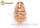 Two Colors Remy Swiss Lace Front Human Hair Wigs with 130% Density
