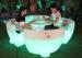 Round Outdoor LED BarFurniture Glowing Rechargeable RGB Light