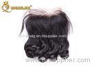No Tangle No Shedding Virgin Human Hair Lace Closure Natural Black Fumi Hair