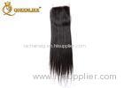 Straight Hair Natural Black Color Human Hair Lace Closure 4 4 Size Lace Closure