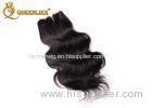 100 Virgin Human Hair Lace Closure Body Wave Three Part Hair Extension