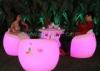 LED Lighting Round French Classical Armchair For Golf Club / Disco / KTV