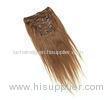 Straight Clip In 100% Unprocessed Virgin Human Hair 16 Inch - 24 Inch Hair Extensions