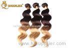 Queenlike 7A / 8A Virgin Human Hair Extensions Malaysian Virgin Hair Sew In Weave