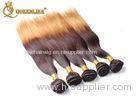 Mixed Color Brazilian Virgin Human Hair Extensions Tangle Free