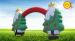 PVC Chirstmas Trees inflatable Advertising Archway For Outdoor Decoration