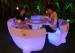 Bar Funiture and Outdoor Furniture LED Illuminated Chair with Table Set
