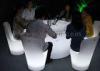 Plastic Furniture LED Lighted Banquet Chair for Events and Wedding Decoration