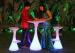 Bar Furniture Bar Stool and Table Set LED Stool with RGB LED Lights