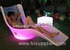 Outdoor Plastic LED Lighting S Shape Lounge Chair with Waterproof IP56