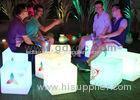 Bar Furniture Plastic LED Glowing Cube Stool with 40*40*40cm Size
