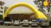 Giant Archway PVC Tarpaulin White Outdoor Igloo Inflatable Garage Tent Customized