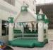 Green And White Kids Commercial Inflatable Bouncers For bounce house games