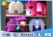 Plain White Inflatable Structure / Lighted Inflatable Office Pod For Exhibition