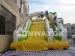 Tropical Jungle Commercial Inflatable Slide With Blow Up Arch For Funny
