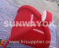 Professional Red large capacity inflatable exhibition tent With Arch